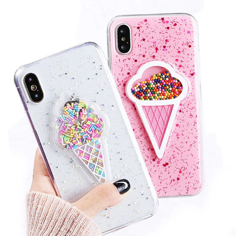 Чехол с жидким сердцем и блестками для samsung Galaxy S10 S9 J4 J6 plus A50 A20 A10 A7 A9 Мягкий ТПУ чехол с динамическими бусинами