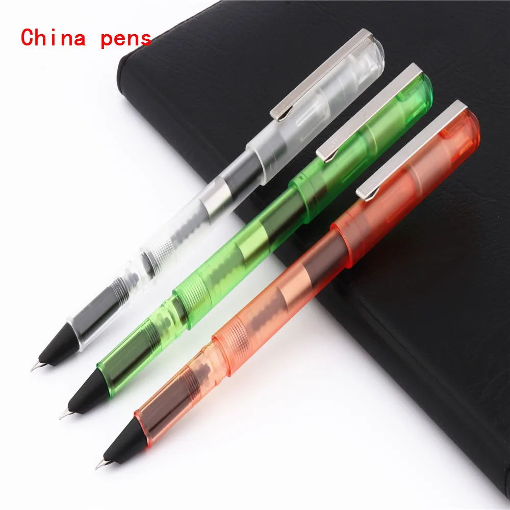 JINHAO 991 все прозрачные 5 цветов Учебная практика офисные канцелярские тонкие перьевые ручки новые