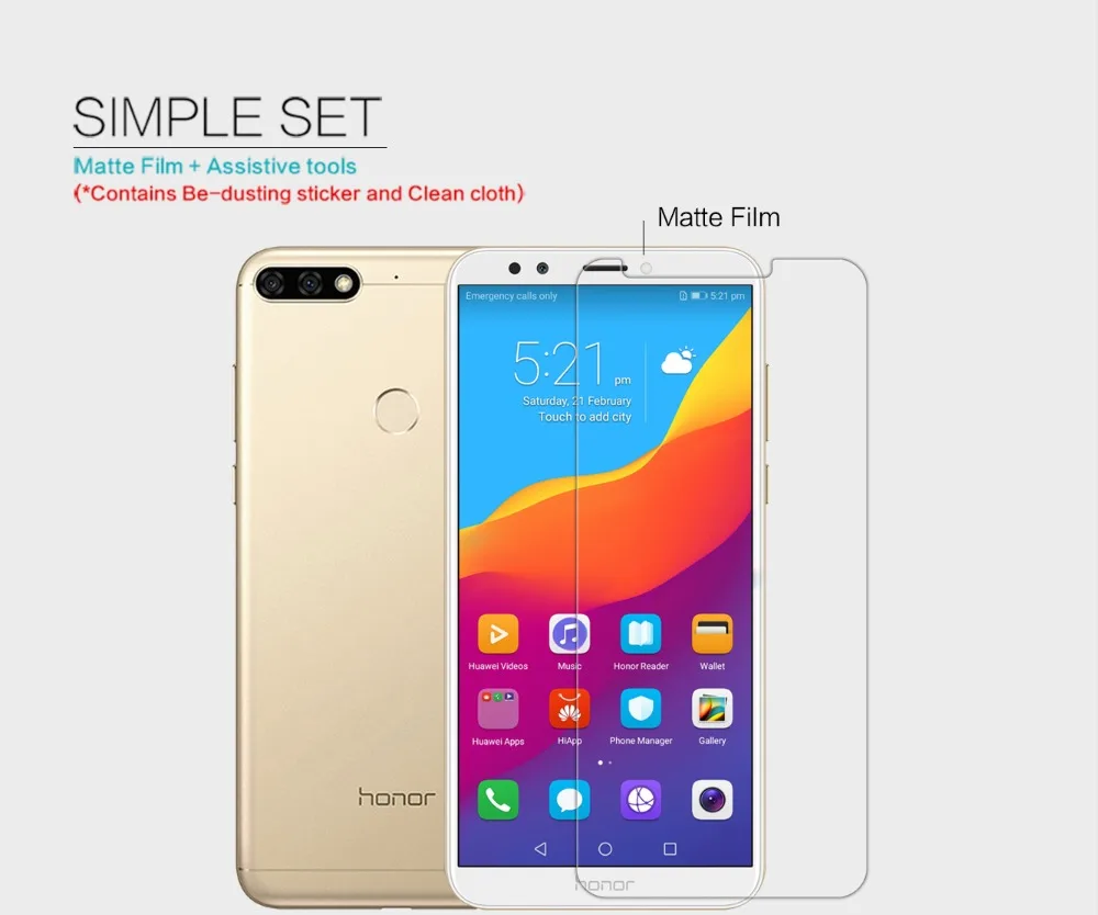 2 шт./лот huawei y9 2018 NILLKIN кристально прозрачная защитная пленка или Антибликовая