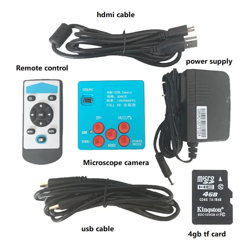 HD 1080P 30MP HDMI USB C камера Stand3.5X 90X simul focal продолжить Тринокулярный сотовый телефон
