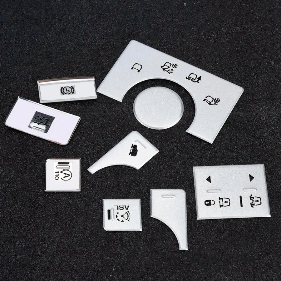 Наклейка для кнопки управления салоном автомобиля Land Rover Range Sport 2014 2015 2016 2017 9 шт. |