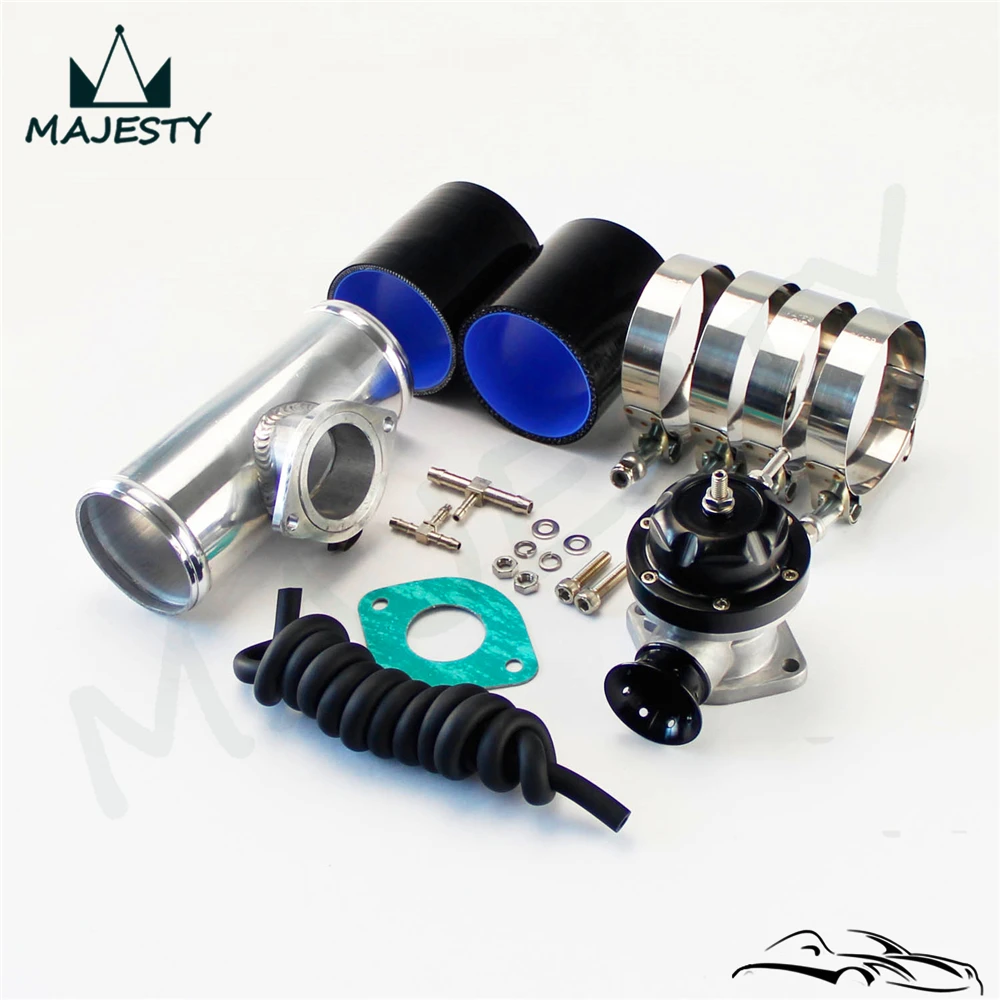 Универсальный фланцевый шланг 30psi TS BOV turbo + 3 дюйма 76*150 мм 2 черных силиконовых