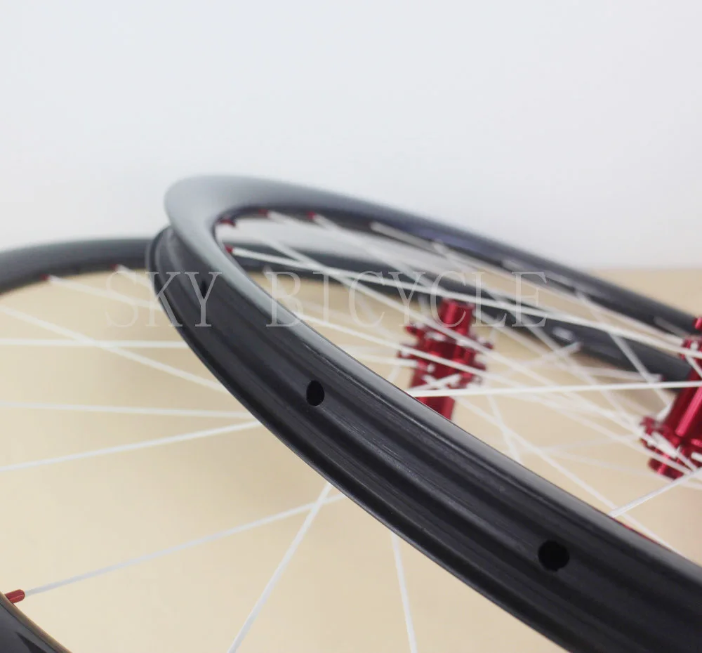 29&quot Straight pull XC bike wheel 30mm x 25mm MTB cross country tubeless carbon bicycle wheelset white spokes 12k glossy 24 holes|bicycle