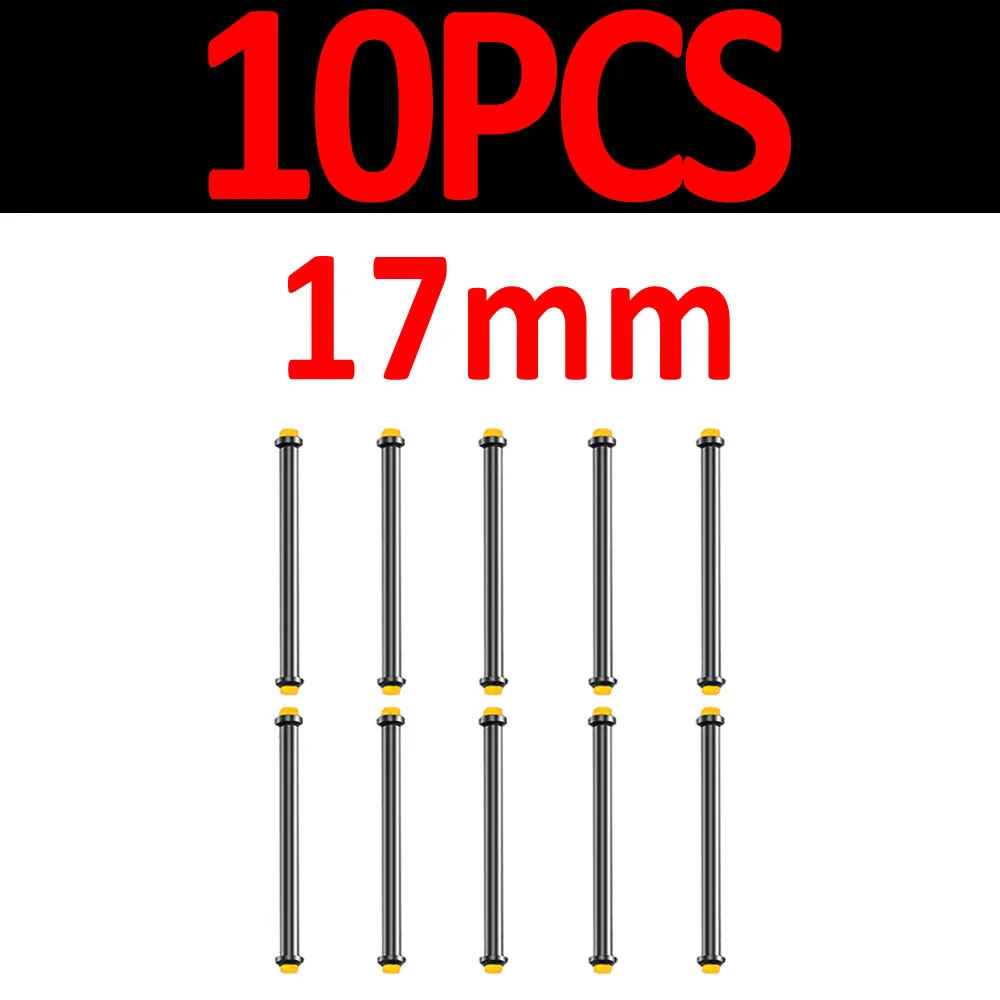 17mm 10PCS JIGEECARP 10 шт. свинцовая оболочка трубка Herabuna рыболовные двухслойные рыболовные аксессуары для весов свинцовые грузила металлические аксессуары Pesca - Цвет: 17mm 10PCS