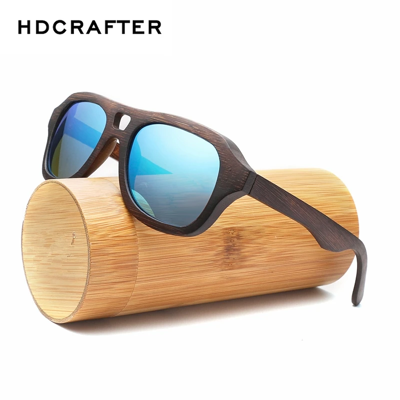 Мужские и женские солнцезащитные очки HDCRAFTER брендовые деревянные