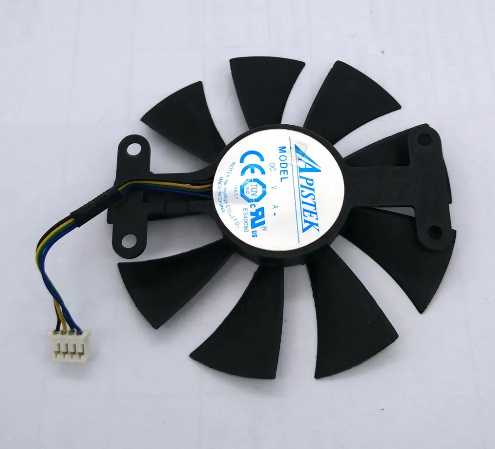Вентилятор охлаждения для видеокарты ZOTAC GTX1050ti GTX1060-3GD 5 GA91S2H 0 35 A 12 В постоянного