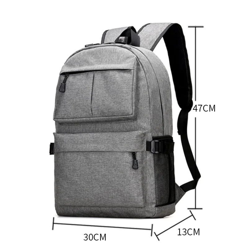 

2019 Fashion USB Charge Backpack Man Multi-Functional Business Travel Bag Laptop Backpack Women School Bags For Girls Mochila