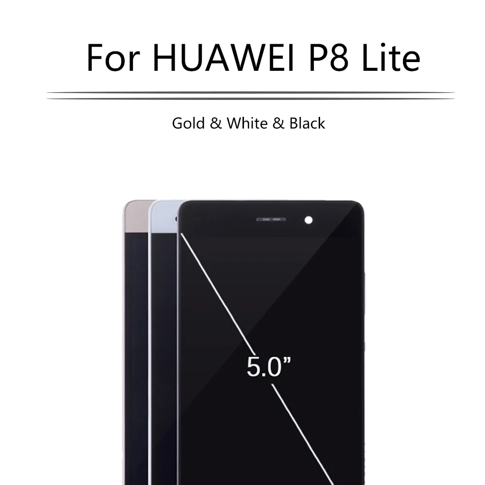 5 0 &quotОригинальный ЖК дисплей для HUAWEI P8 Lite сенсорный экран с рамкой дигитайзер 2016