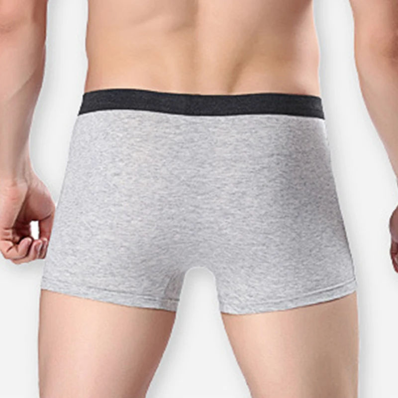 YANQIN 4 Pieces Per Box Men Soft Cotton Mens Underwear Boxers Striped Four Angles Trunk Boxer | Мужская одежда