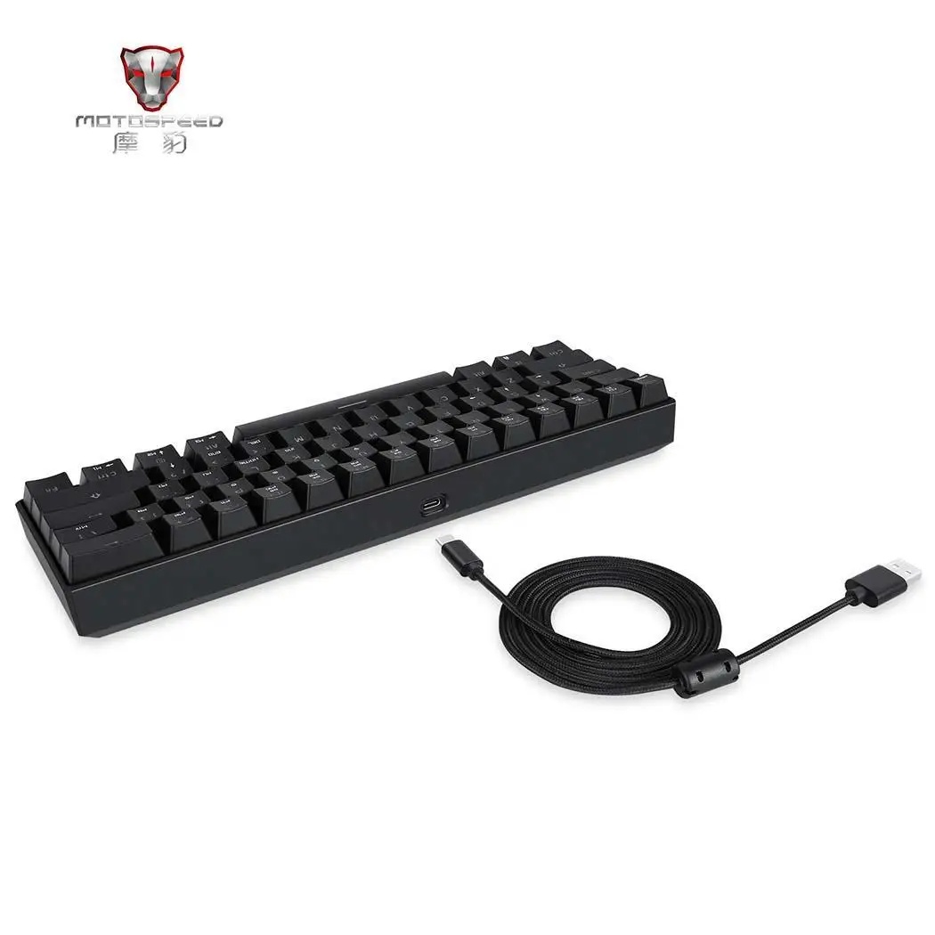 MOTO speed CK61 NKRO механическая клавиатура RGB подсветка с переключателем Kailh BOX игровая 2