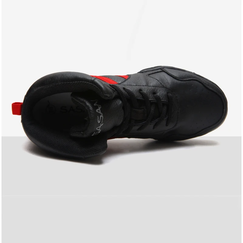 Sneakers Modern Jazz Dance Shoes Woman SASAN 8813 Women Shoes High grade Pigskin Material Breathable Odorization HEEL 4CM TPR