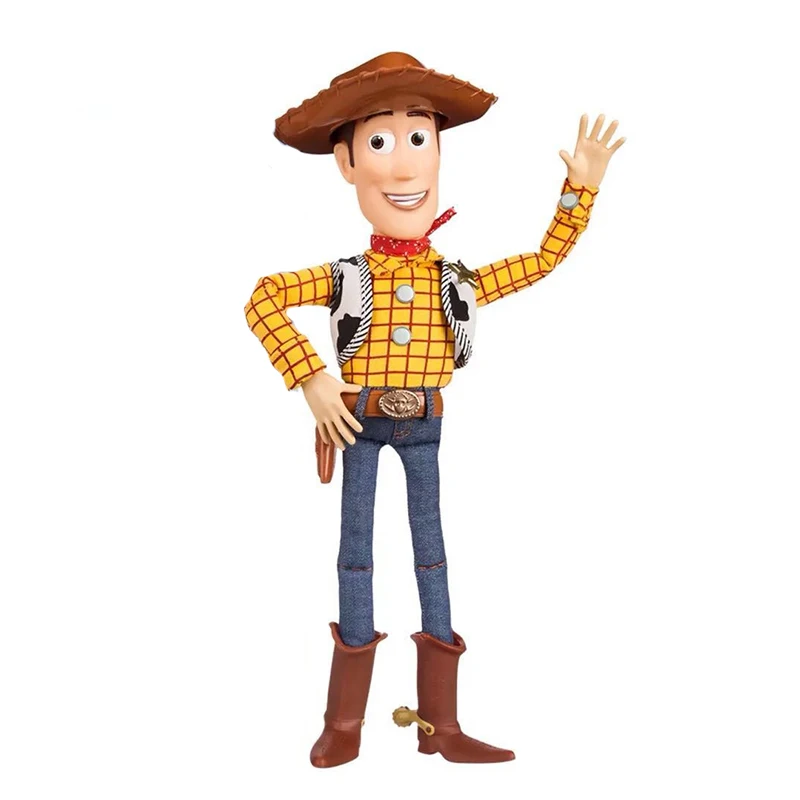 No Box Disney Juguete История игрушек 3 говорящая кукла Вуди Джесси ПВХ Фигурки Модель детские игрушки и хобби для детей подарок 40 см A01 - Цвет: No Box
