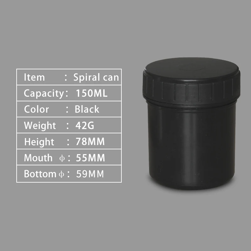 150ML-2 150 мл/200 мл/300 мл/500 мл/600 мл/1000 мл пластиковые банки для хранения кухни злаковое зерно контейнер для риса пищевой материал - Цвет: 150ML-2