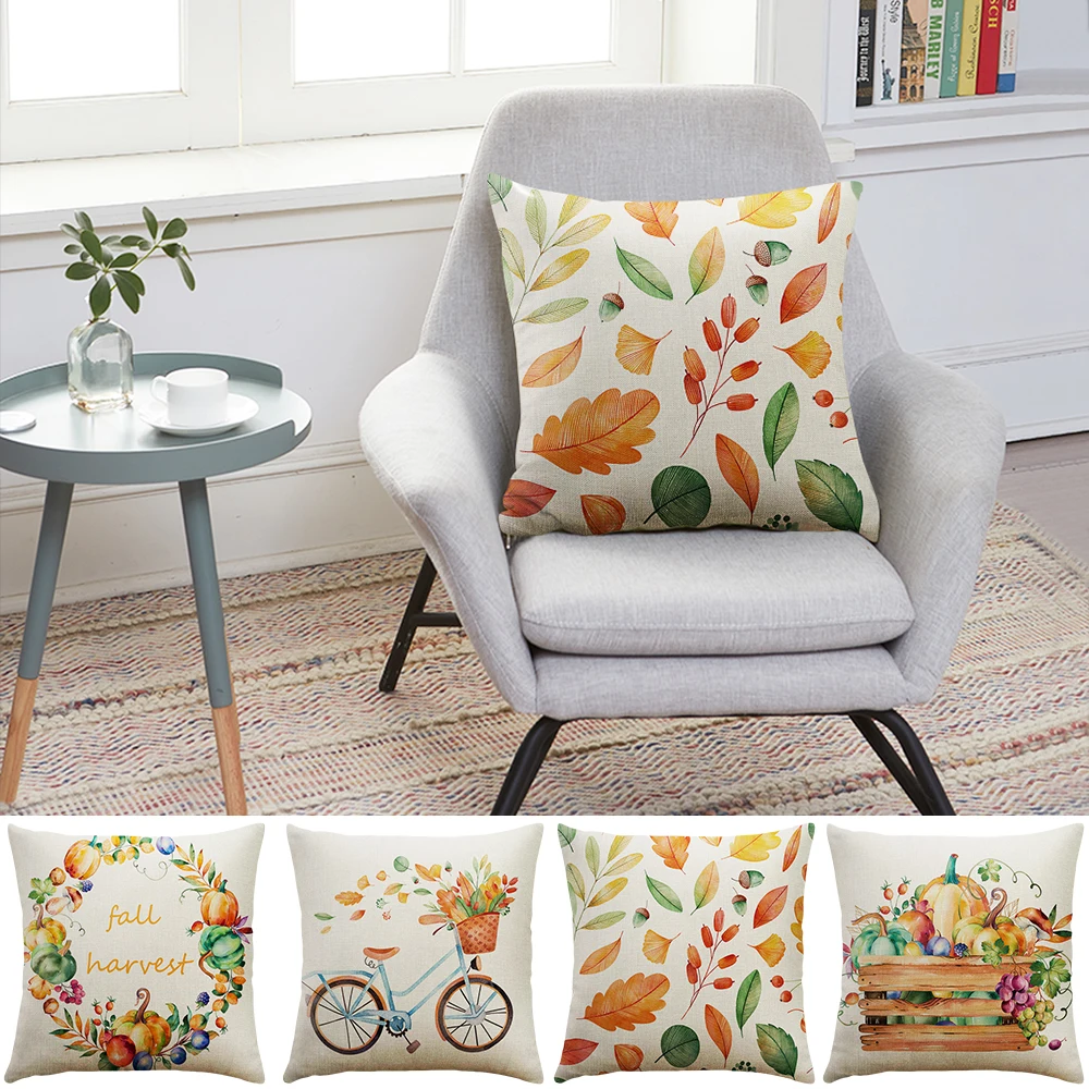 Дидичжоу кленовый лист Подушка наволочка хлопок лен домашний диван декоративная