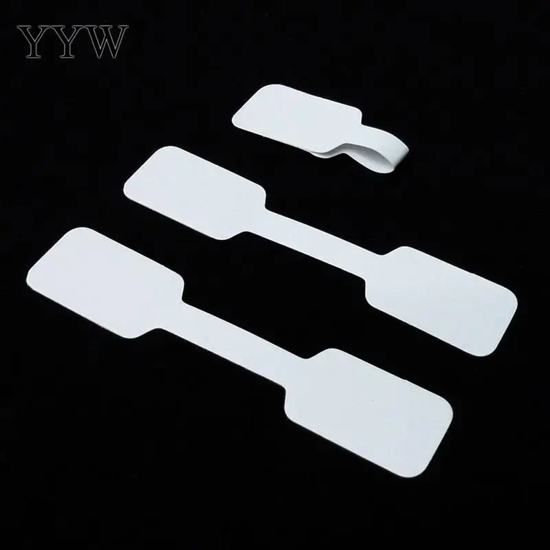 

1000 pieces/lot price tags for jewelry jewelry labels tags display paper card marking Label free shipping 2018 new 12*60 mm