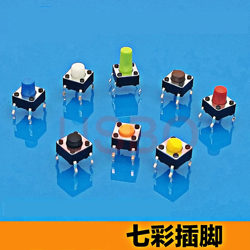 Оптовая продажа Тактильный кнопочный переключатель микро тонкий сенсорный 6*6*9