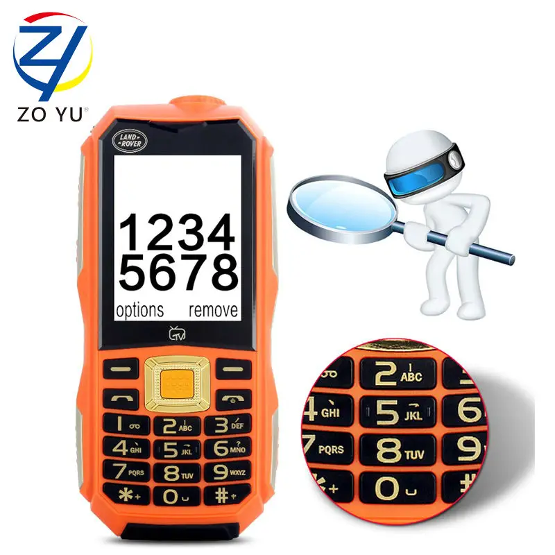 ZOYU C12 TV senior phone 2Gdual sim dual standby mobile land rove business the flashlights cell | Мобильные телефоны и