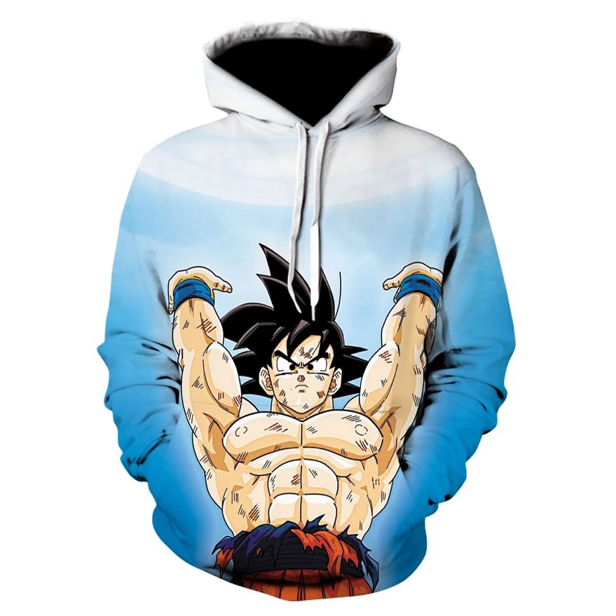 Новинка женские толстовки с драконом толстовка длинным рукавом Супер Saiyan Goku series