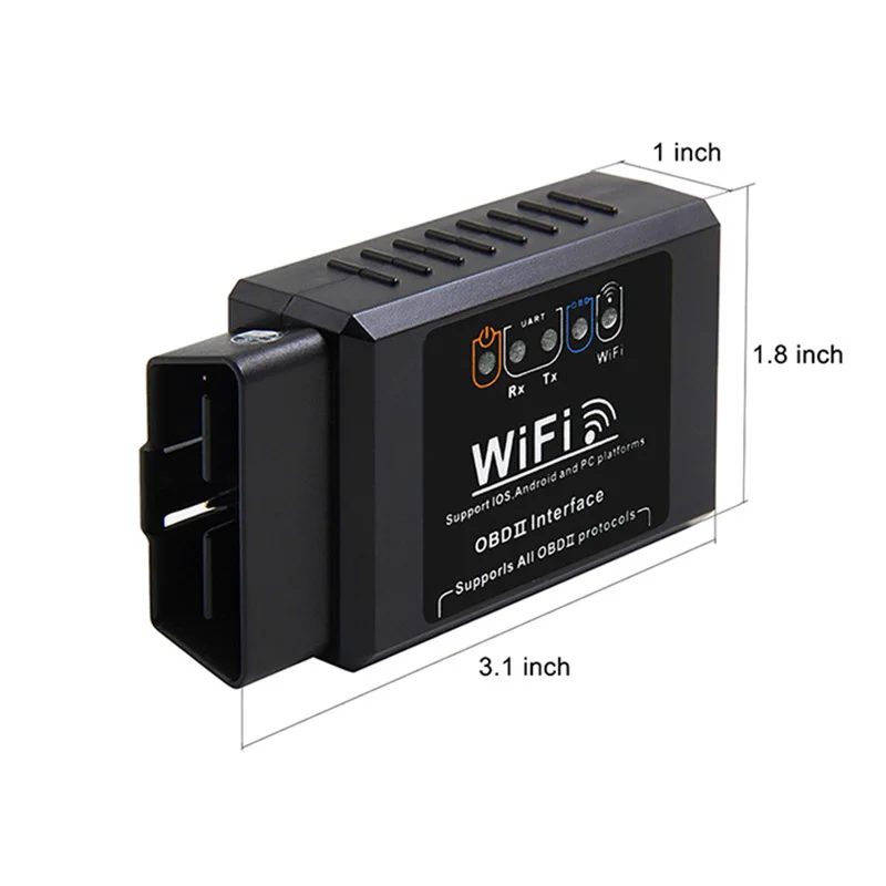 Lonleap автомобильный диагностический сканер кодов неисправностей WiFi OBDII OBD2