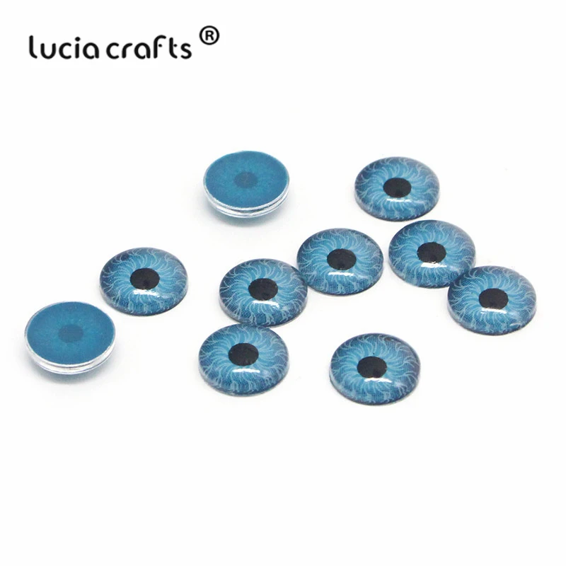 Lucia crafts, 12 шт., 12 мм, кукла, не подвижные глаза(без самоклеющихся), игрушки для рукоделия, аксессуары для скрапбукинга K0913