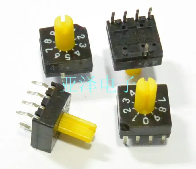 

FUJISOKU Fuji 0-9 / 10 rotary encoder DIP switch 8421C code Shank DRS4010