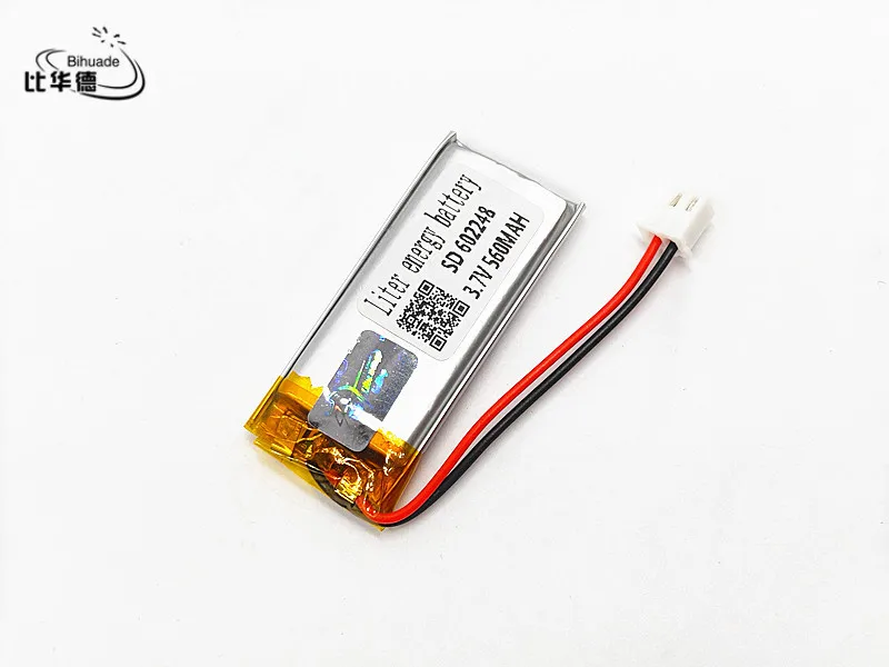 XHR-2P 2 54 3 7 V 560mAH 602248 полимерный литий-ионный/литий-ионный аккумулятор для игрушек