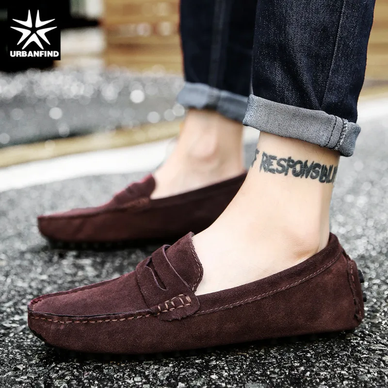 URBANFIND/мужские зимние теплые лоферы с меховой подкладкой Повседневная обувь без
