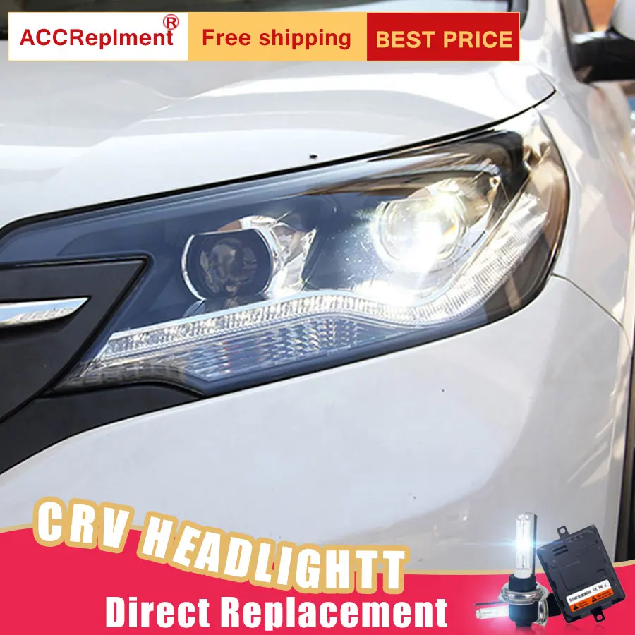 2 шт. светодиодный ные фары для Honda CRV 2012-2015 Автомобильные ангельские глазки