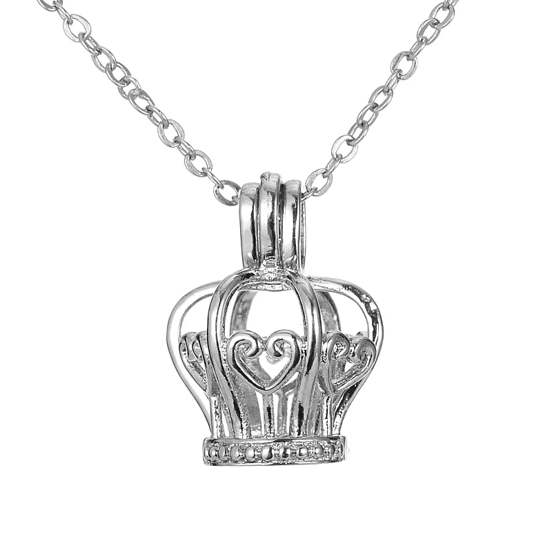 1 unid Free Shipping Box Oil Diffuser Aromatherapy Crown Jewelry Magic Sound Ball Pendant Bracelet Necklace | Украшения и