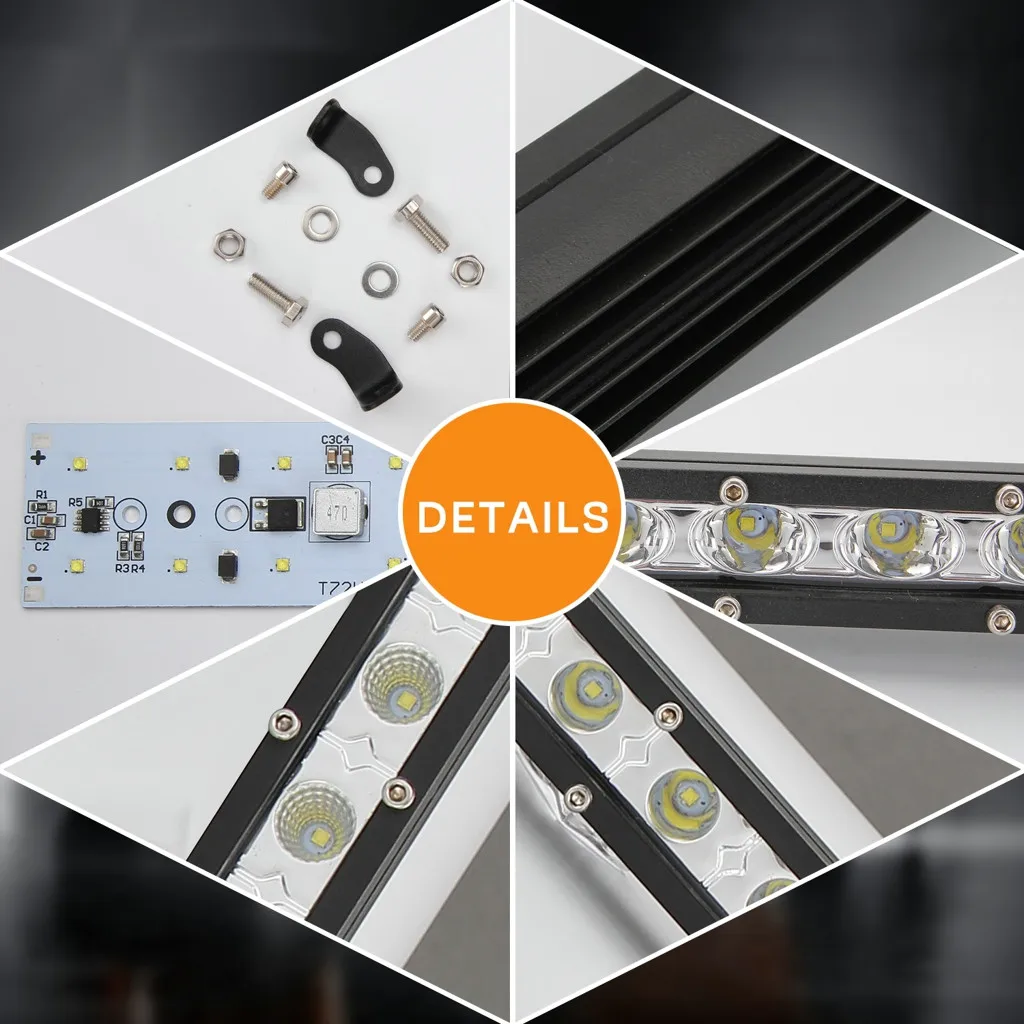 CARPRIE Car light NEW hot sale Single Row Slim LED Straight Light Bar 20 Inch 54W 24LED Jeep UTV 4x4 Boat Truck high quality9719 |