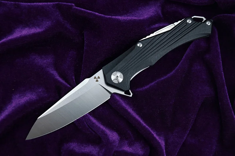 LEMIFSHE JK3287 G10 Флиппер D2 стальное лезвие + стальная ручка для отдыха на открытом