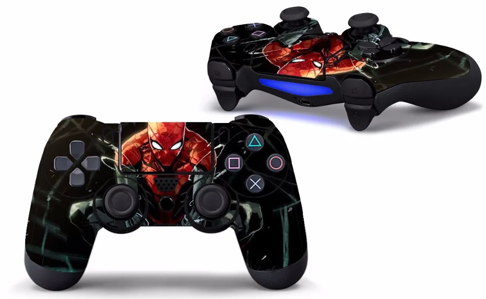 "Человек-паук" дизайнерская наклейка для кожи для PS4 наклейка на контроллер для Playstation4