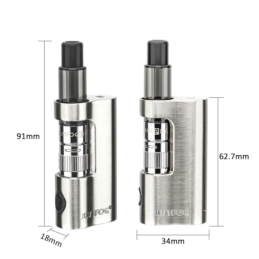 Justfog P14A компактный комплект 1 9 мл Clearomizer 900 мАч встроенный Батарея с защитой от