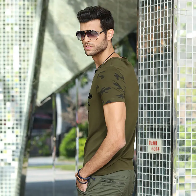 

FreeArmy Brand Summer Men's T Shirts Fashion Military Army Green T- Shirt Male Anti-Mosquito Man Tops & Tees Men's Clothing