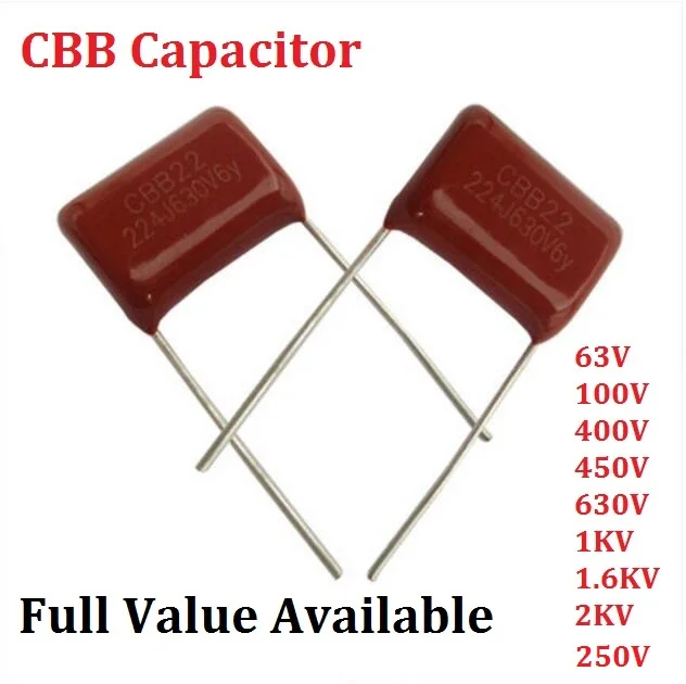 10 шт. CBB 2000V 102J 223J 473J 104J 2KV 1NF 22NF 47NF 0,1 мкФ 105J 27 мм (art.: 7a7ff0571) - 7a7ff0571