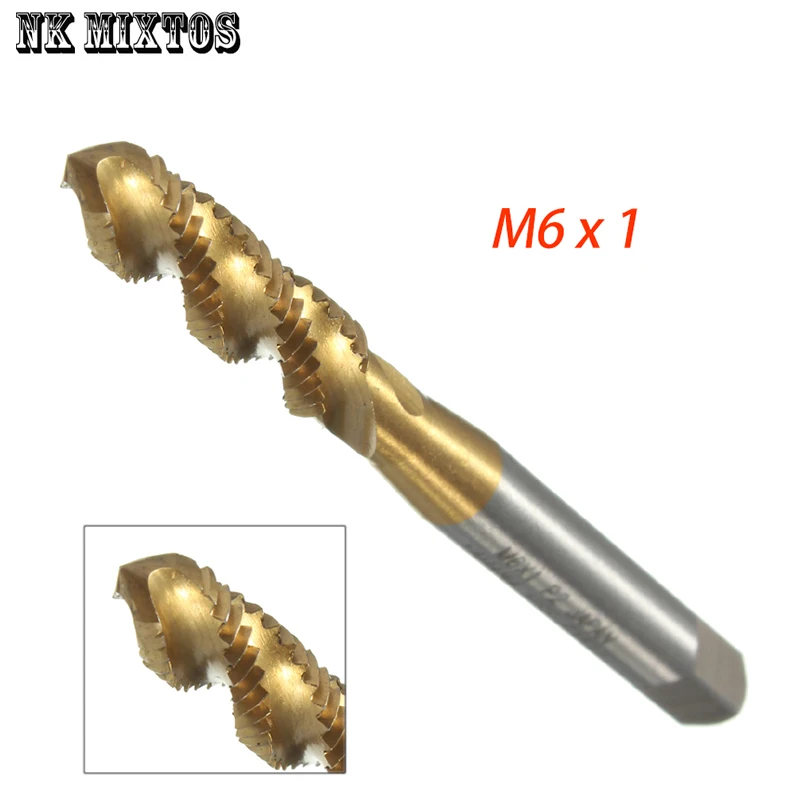 NK MIXTOS Лидер продаж специальное предложение 1 шт. M6 Титан покрытием Метрическая Hss