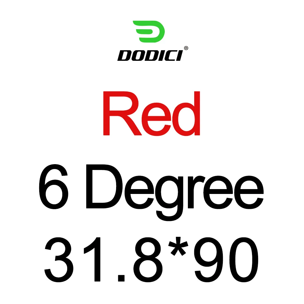 Red90mm DODICI велосипедный руль из углепластика волокна стержня стержень для дорожного велосипеда MTB углеродный стол 6 градусов жемчуг Краски блеск для губ 31,8*80/90/100/110/120/130 мм - Цвет: Red90mm