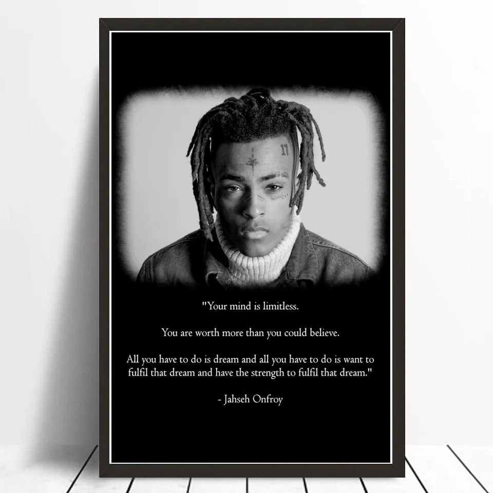 Лидер продаж новинка XXXTentacion Rapper хип хоп музыка певец звезда черный белый плакат