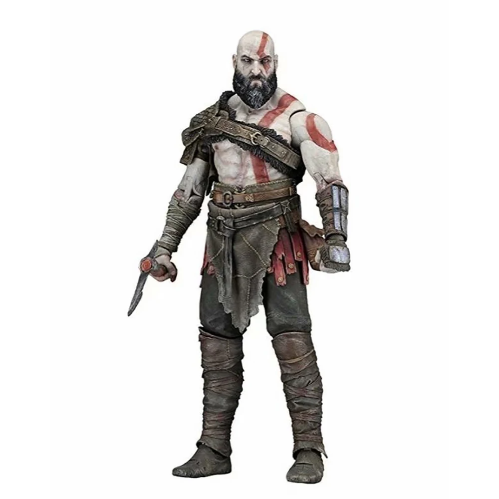 NECA God of War 4 Kratos ПВХ экшн фигурка игрушка кукла подарок|Игровые фигурки и
