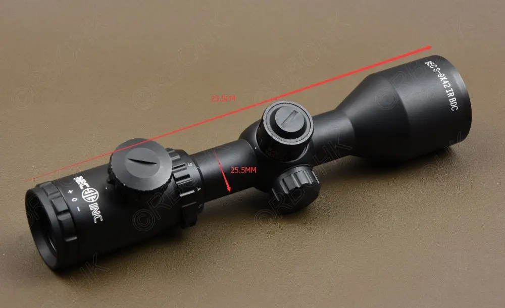 3 9x42 ИК мил точечный прицел водонепроницаемый ударопрочный R9172|mil dot rifle scope|rifle scopemil