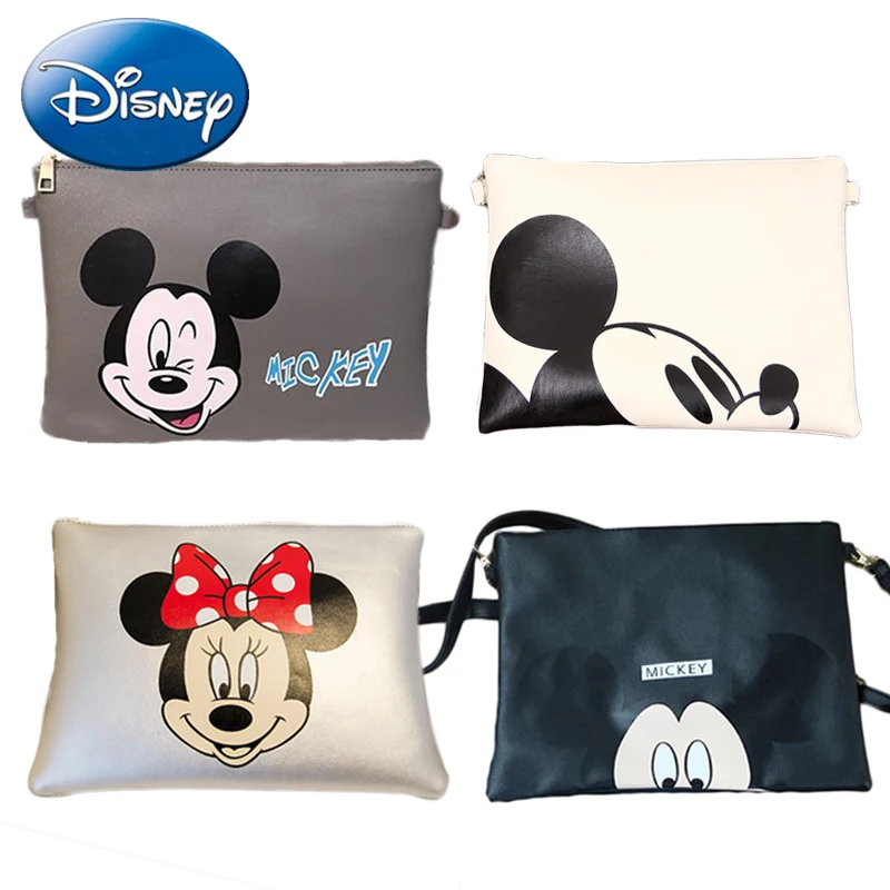 Женская сумка клатч Disney модная с Микки Маусом из мультфильма Минни Маус кожаная