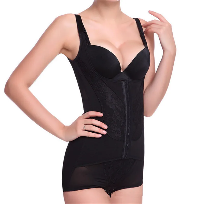 

Slimming Bodysuits Women Full Body Control Bodysuit Waist Trainer Corset Sculpting Shaper Vest Black Beige Purple 4XL Shapers