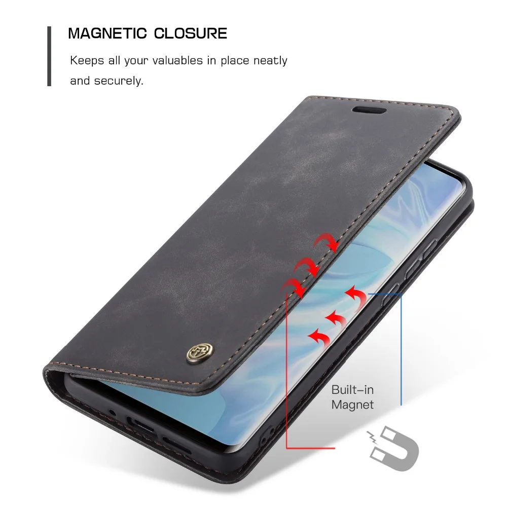 Кожаный чехол для Fundas huawei P30 чехол для Coque huawei P30 Pro роскошный винтажный магнит книжка Флип Бумажник чехол для мобильного телефона сумка
