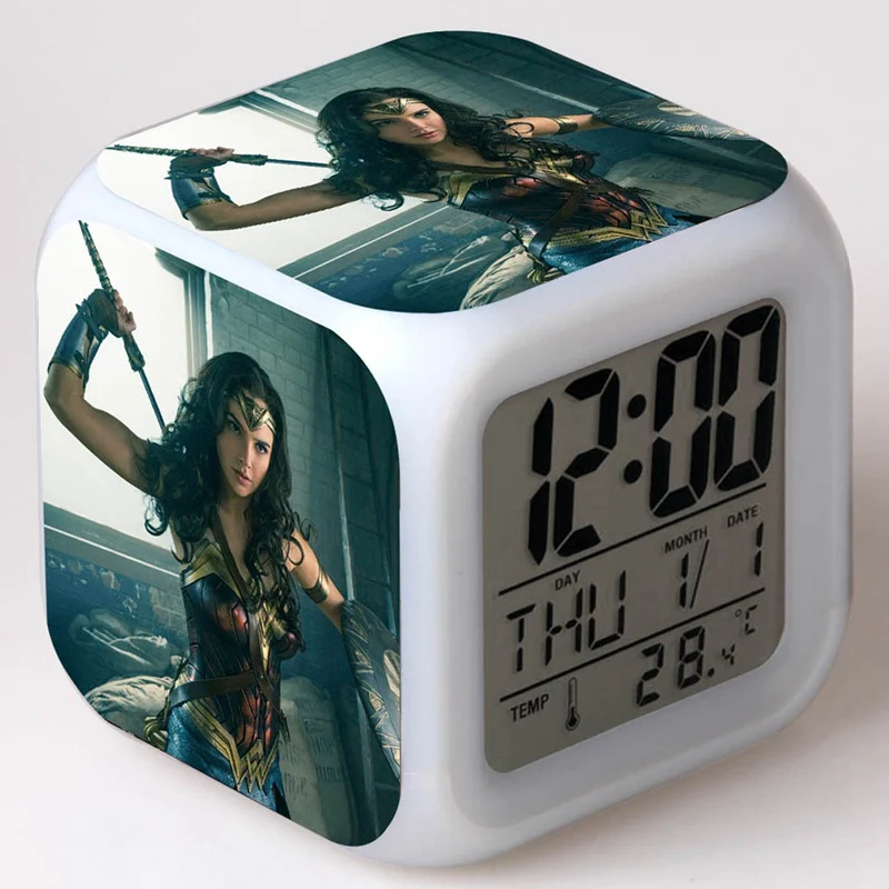 DC Movie Wonder Woman будильник игрушки Лига Справедливости Супер Герои Зеленый Фонарь 7