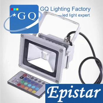 online O Envio Gratuito De 10 W 20 W 30 W 50 W 70 W 100 W 85-265 V RGB Impermeável LED Luz Flood LED Lâmpada Ao Ar Livre Projeção