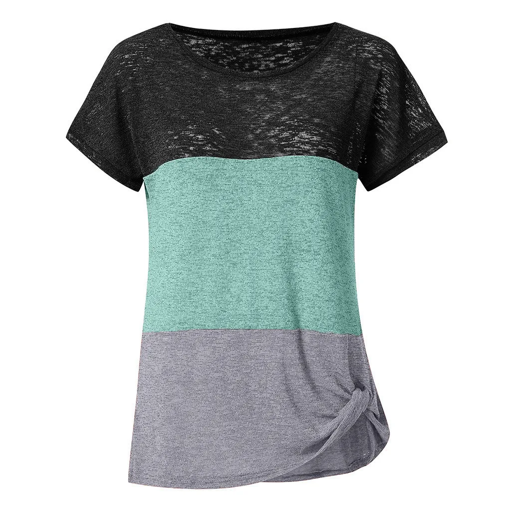 Футболка женская однотонная топ с открытыми плечами и прострочкой узлом рубашка