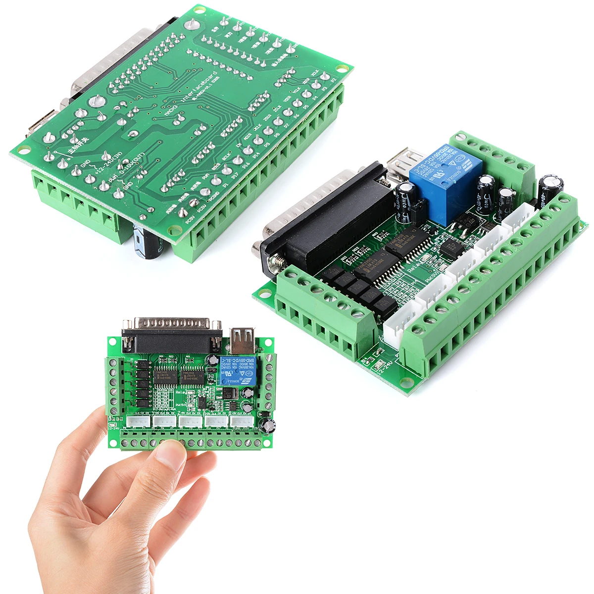 5 осевое Breakout совета для шагового драйвера контроллера Mach3 Arduino TE240 | Обустройство