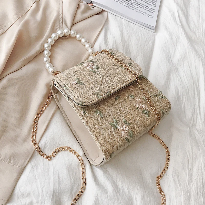 Элегантная женская сумка тоут с жемчугом 2019 модная новая качественная