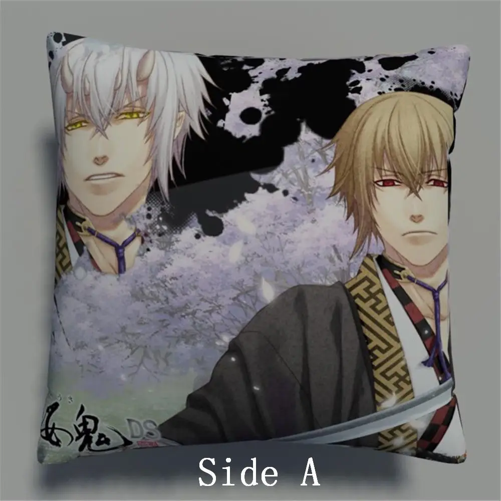 Hakuouki Shinsengumi Kitan Двусторонняя Подушка Чехол s обнимая для подушки Otaku косплей