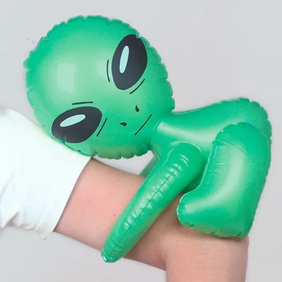 alien 13 стиль надувной динозавр фламинго игрушки животных модель зоо Девочки Мальчики День рождения Рождество Вечеринка Дети надувные шарики подарок Тигр обезьяна - Цвет: alien